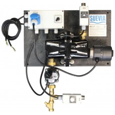 Suevia keringtetős fűtőegység itatóhoz 3kW/230V visszatérőági hőmérséklet szabályzóval